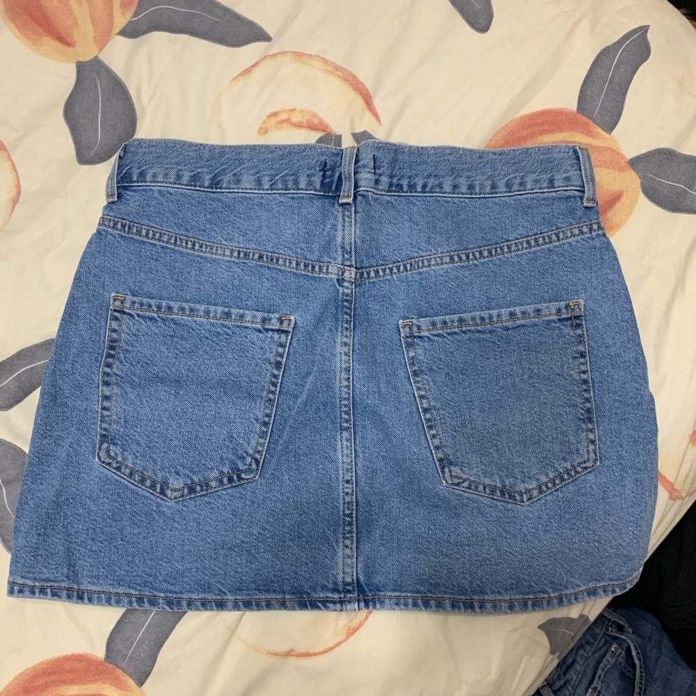 Forever 21 Denim Jean Blue Skirt